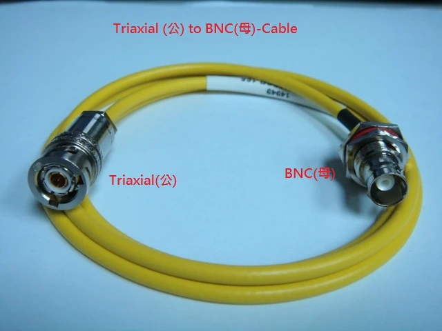 Triaxial(公) to BNC(母)