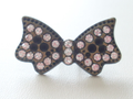 五金材料 -5082　鑲鑽蝴蝶結裝飾飾扣