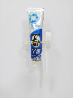 透明系-牙刷牙膏架