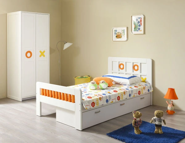 童趣XO房間組～3.5&apos;單人床，收納．陪睡