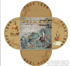 敦煌藝術展文宣設計作品CD封面