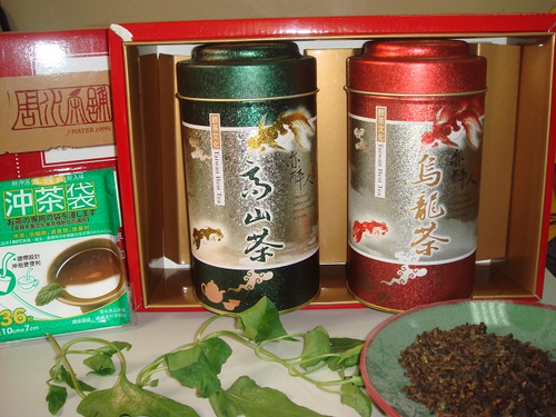 米香清茶、水仙烏龍組