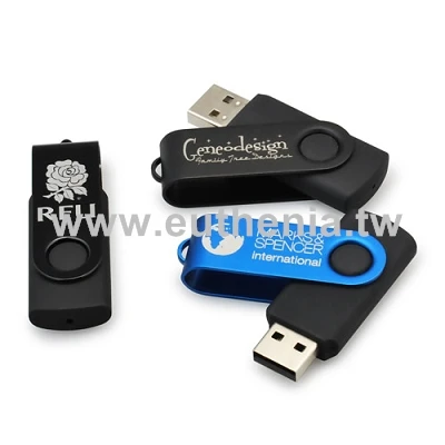USB隨身碟：旋轉型隨身碟、迷你型隨身碟