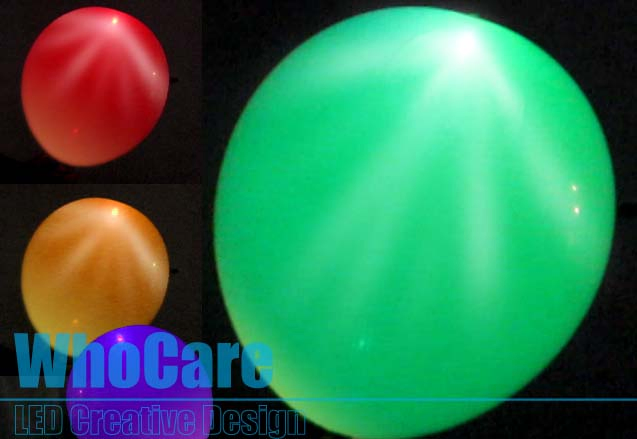 LED 七彩閃光氣球~不段閃爍各種色光，效果超吸睛