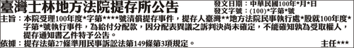 臺灣士林地方法院提存所公告