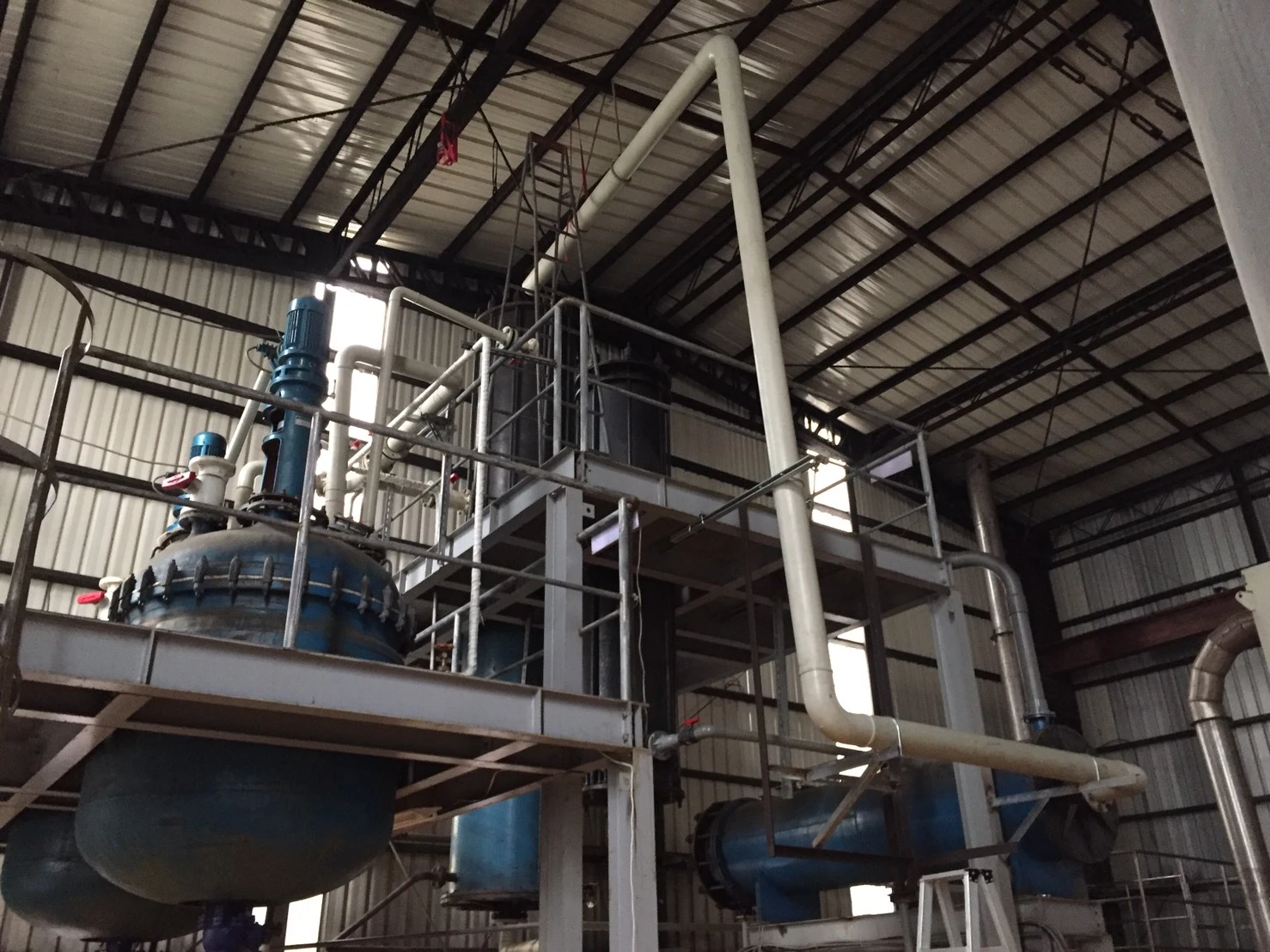 製程排酸配管工程、DI純水配管工程