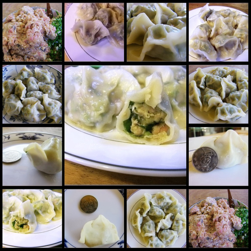 鮮蝦韭菜豬肉水餃