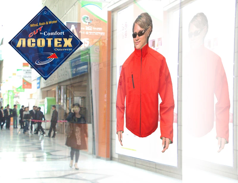 ACOTEX 防水透溼透明女夾克