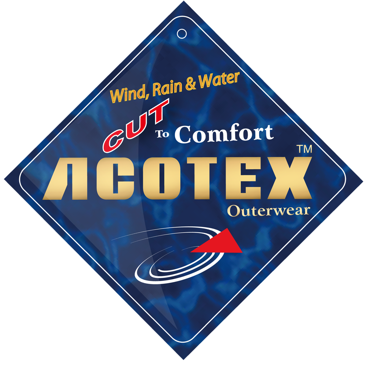 ACOTEX防水防風品質保證吊牌