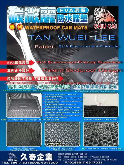 TAN WEI LEE WaterProof Car Mats
