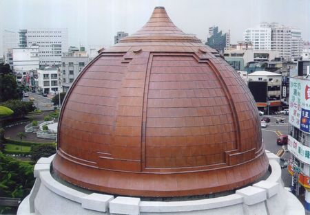 銅屋頂,日式金屬屋頂