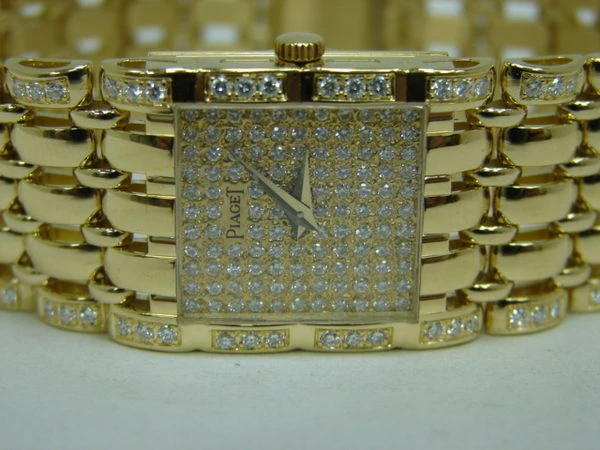 流當品拍賣 伯爵 18K金 滿天星鑽面 女錶