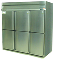 不鏽鋼六門急冷式保存冰箱