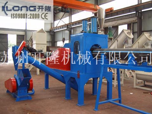 大口徑厚壁管材破碎機、大口徑厚壁管材粗破碎機、大口徑厚壁PE/PPR管材破碎機、大口徑厚壁管材初破碎機、630型大口徑PE厚壁管材破碎機、PEP-630 PE/