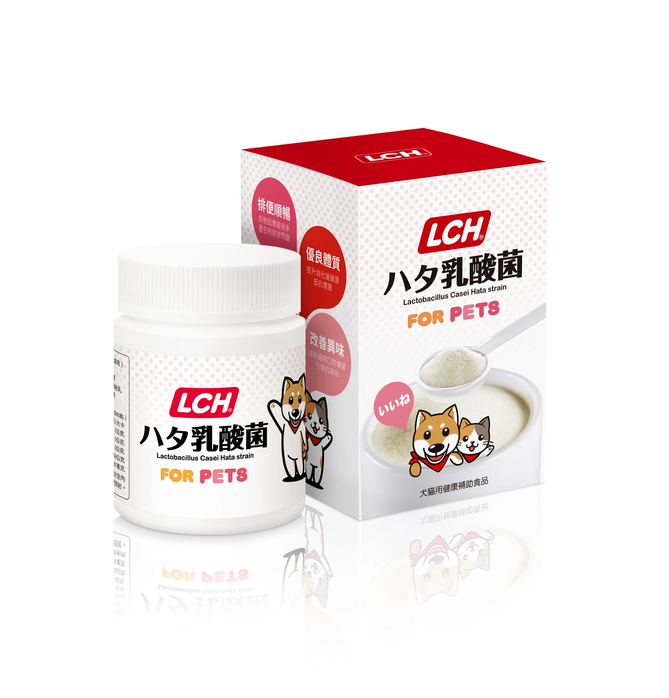 日本原裝進口 LCH寵物乳酸菌 貓犬專用(60g)