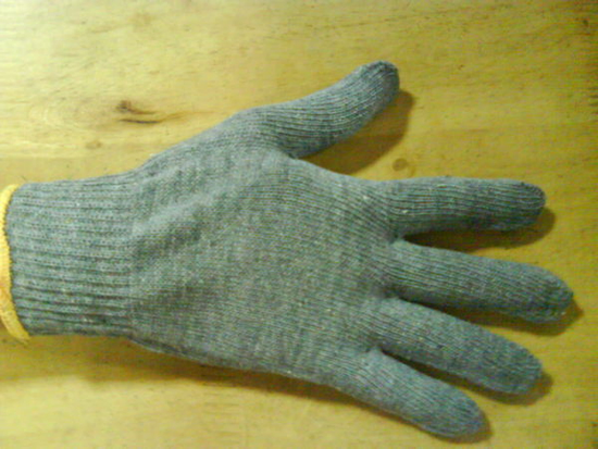17兩棉紗手套(灰色)工作手套 1打43元