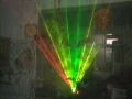 三色~雷射流星炮~綠光+紅光+黃光雷射效果燈100mW厘