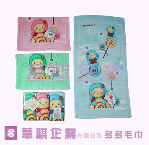 棒棒糖娃娃熊童巾