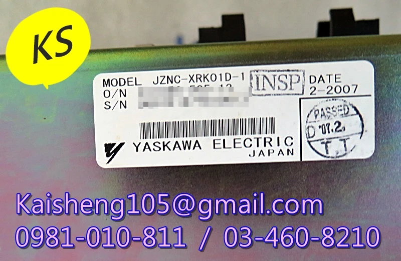 【KS】安川YASKAWA驅動器：JZNC-XRK01D-1【現貨+預購】