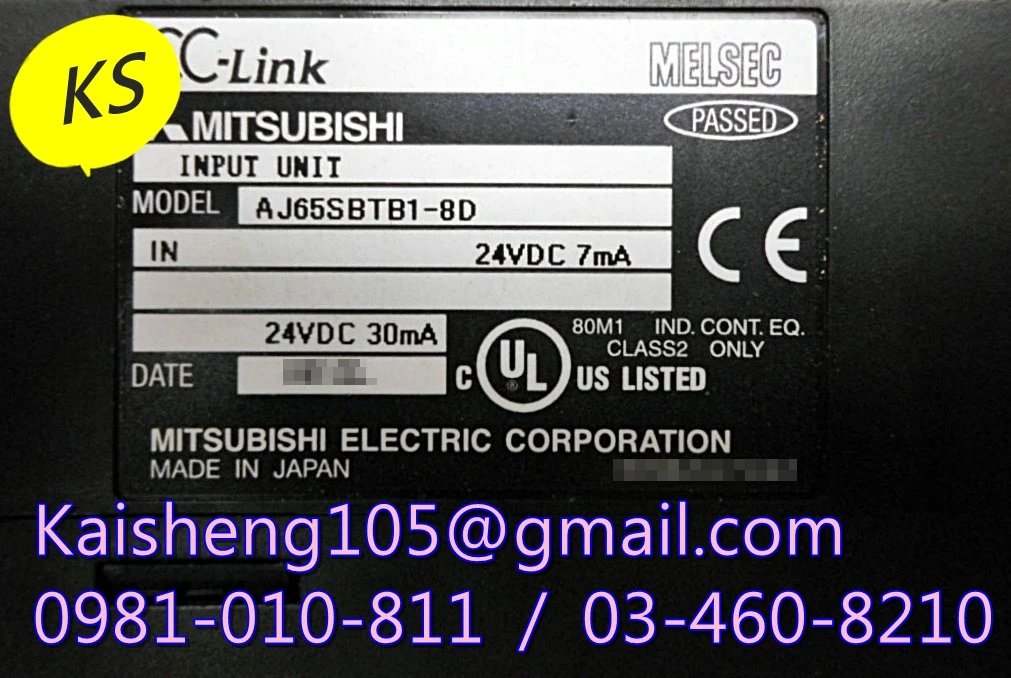 【KS】三菱MITSUBISHI模組PLC：AJ65SBTB1-8D【現貨+預購】