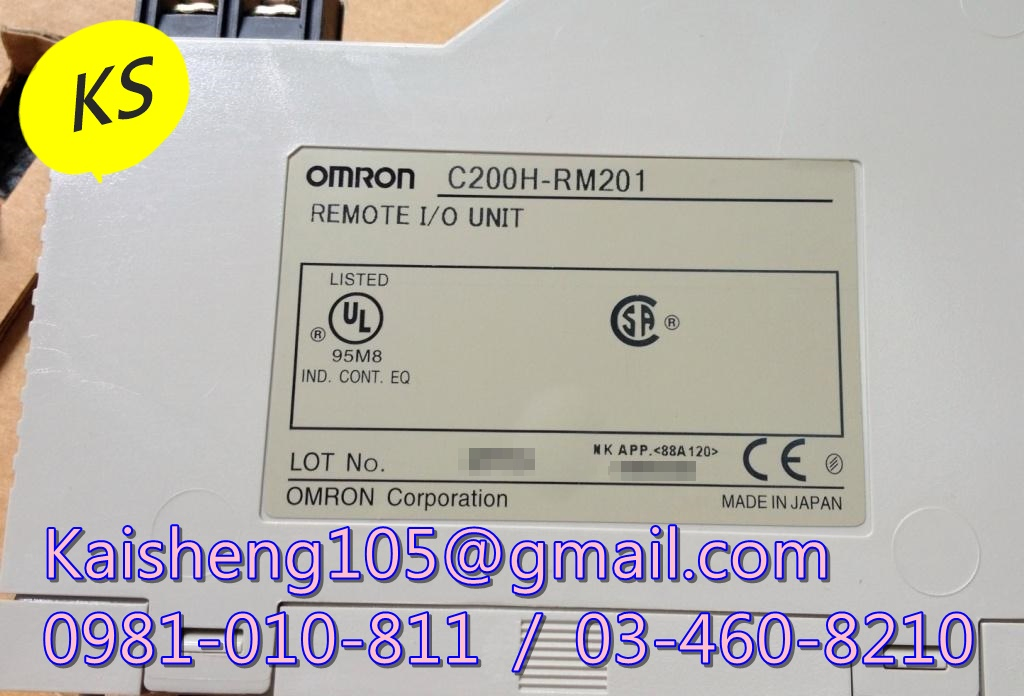 歐姆龍模組PLC:C200H-RM201