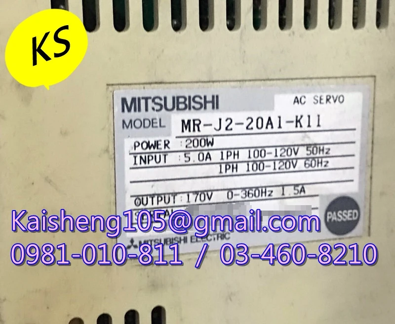 【KS】三菱MITSUBISHI驅動器：MR-J2-20A1-K11【現貨+預購】