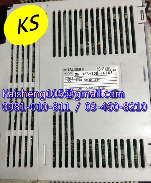 【KS】三菱MITSUBISHI驅動器:MR-J2S-60B-FG168【現貨+預購】