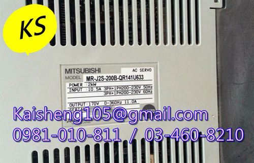 【KS】三菱MITSUBISHI驅動器:MR-J2S-200B-QR141U633【現貨+預購】