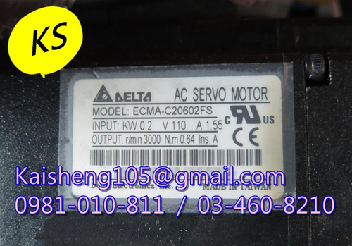 【KS】台達DELTA馬達:ECMA-C20602FS【現貨+預購】