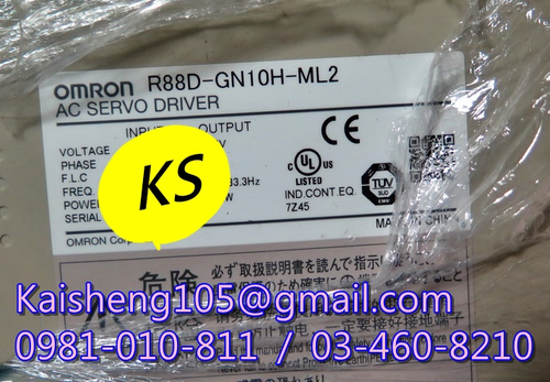 【KS】歐姆龍OMRON驅動器：R88D-GN10H-ML2【現貨+預購】