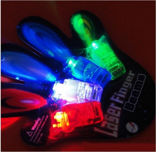 LED 手指燈四色紙卡包裝