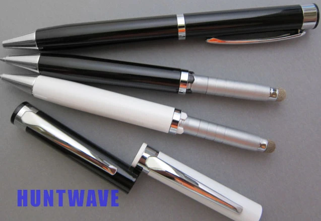 AS 004 鋼筆造型高級雙用功能導電纖維布觸控筆開發設計