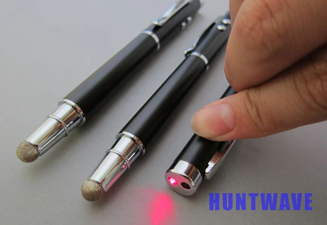 AS101 觸控簡報三合一型LED雷射、LED照明燈和導電纖維布觸控筆開發設計