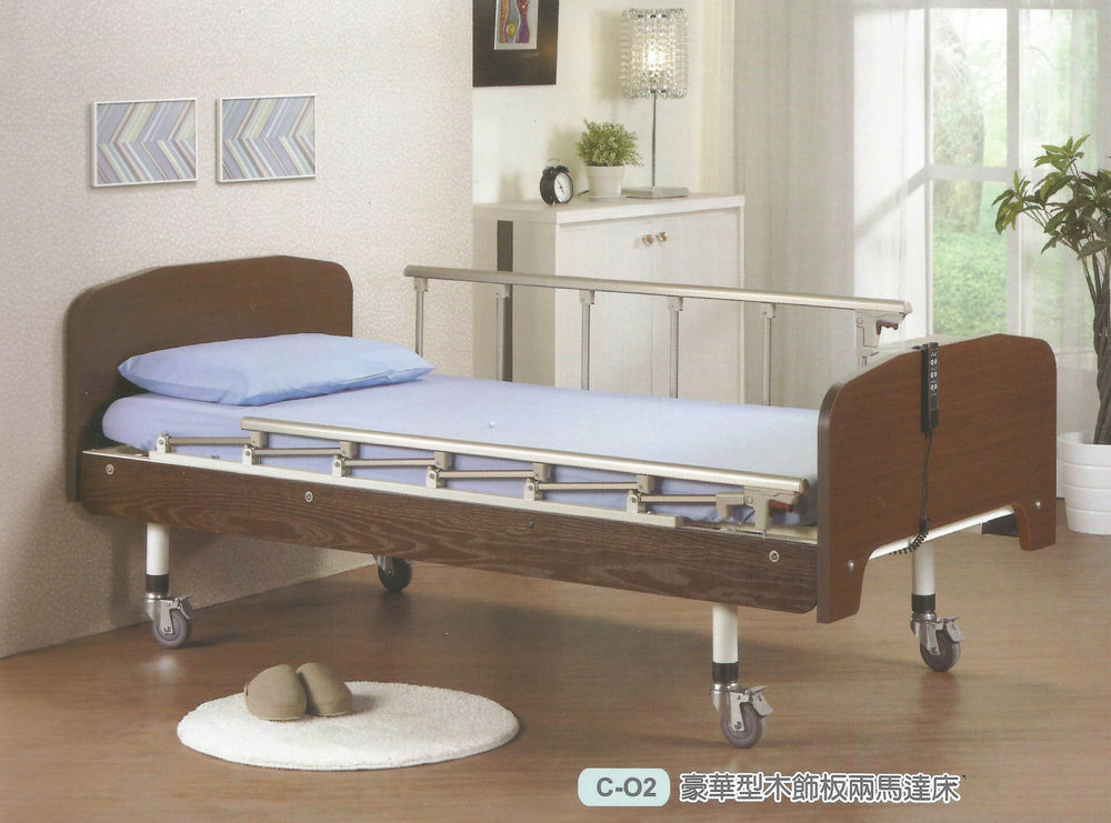 C-02豪華型木飾板兩馬達床