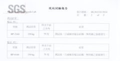 SGS測試報告