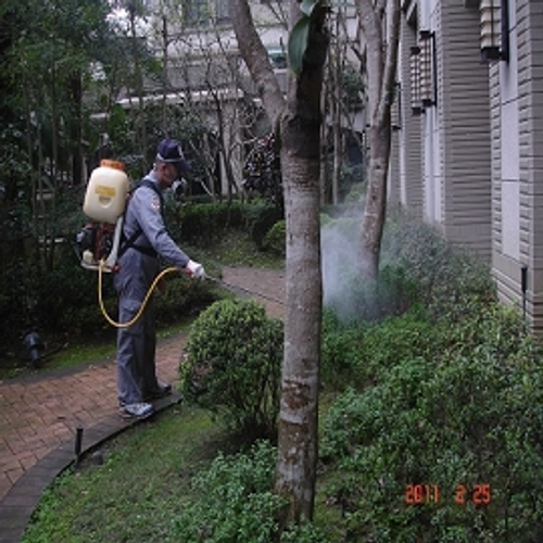 環境消毒作業