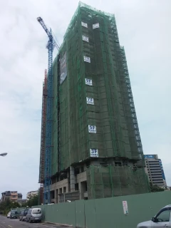 鷹架工程大樓
