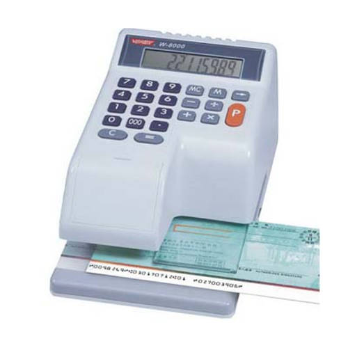 VERTEX W-8000 全自動夾紙 支票機-國