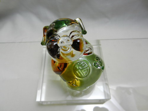 玻璃福豬