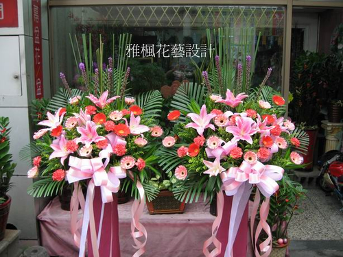 藝術花籃(適用於：各種開幕、喬遷、榮陞、廟會、結婚、選舉...等各種喜慶)
