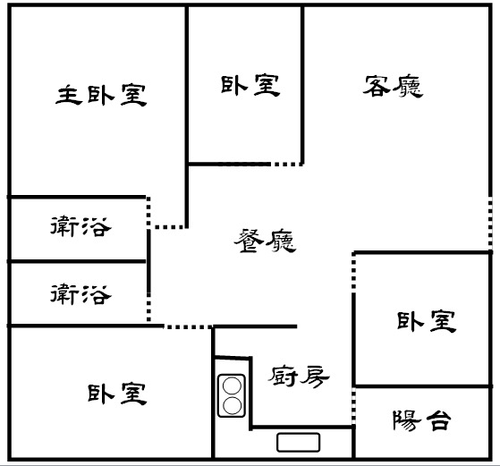 格局圖