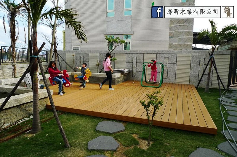 室內外兒童遊憩區木結構地板、遊樂器材施工