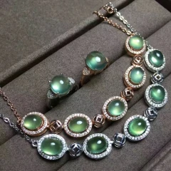 天然葡萄石手鍊戒指