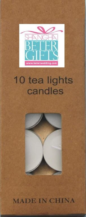 6g smokeless tealight candle hotel supplies Wedding Gift