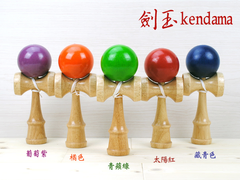 益智童玩 (大)日月球 /劍球/日本劍玉 Kendama 贈送外國友人最具特色‧鹿港製造-5色