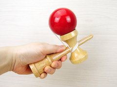 益智童玩 (大)日月球 /劍球/日本劍玉 Kendama 贈送外國友人最具特色‧鹿港製造-5色