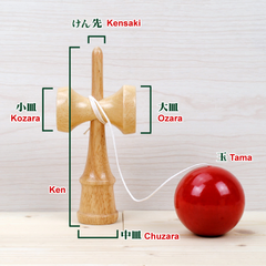 益智童玩 (大)日月球 /劍球/日本劍玉 Kendama 贈送外國友人最具特色‧鹿港製造-5色
