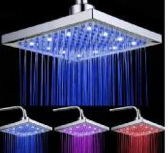 LED水力發電淋浴