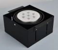 9W黑殼無邊框單頭盒燈