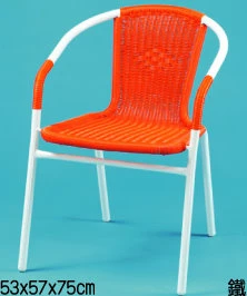 [B1-6]白管菊色 藤椅扶手型 (HC-063-W0)